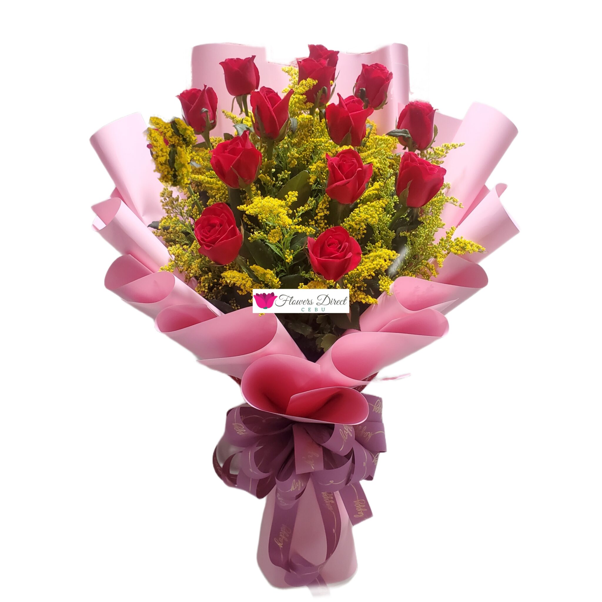 Red Roses One Dozen #62 - Cebu Flower Shop - Cebu Flower Delivery